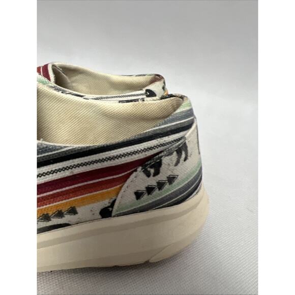 Ariat Hilo Moc Toe Buffalo Print Casual Shoes 10040306 Size 8 Womens Western - Picture 4 of 10